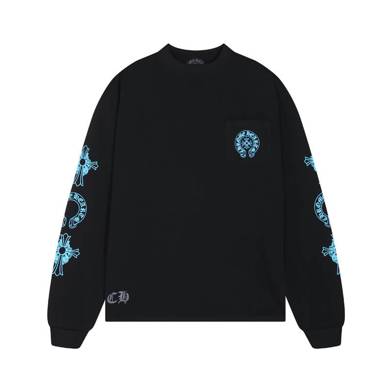 Chrome Hearts Men's Long-Sleeve T-shirtSweatshirt K8018