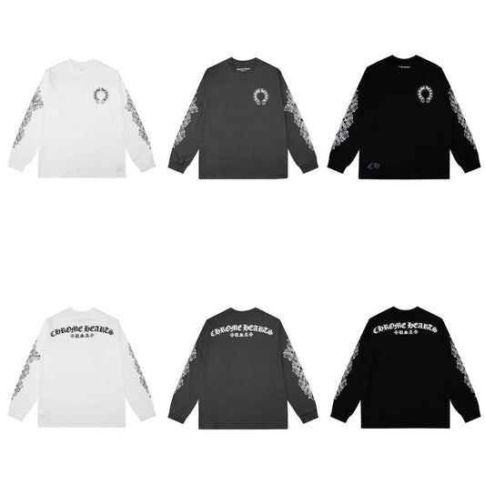 Chrome Hearts Men's Long-Sleeve T-shirtSweatshirt K8005